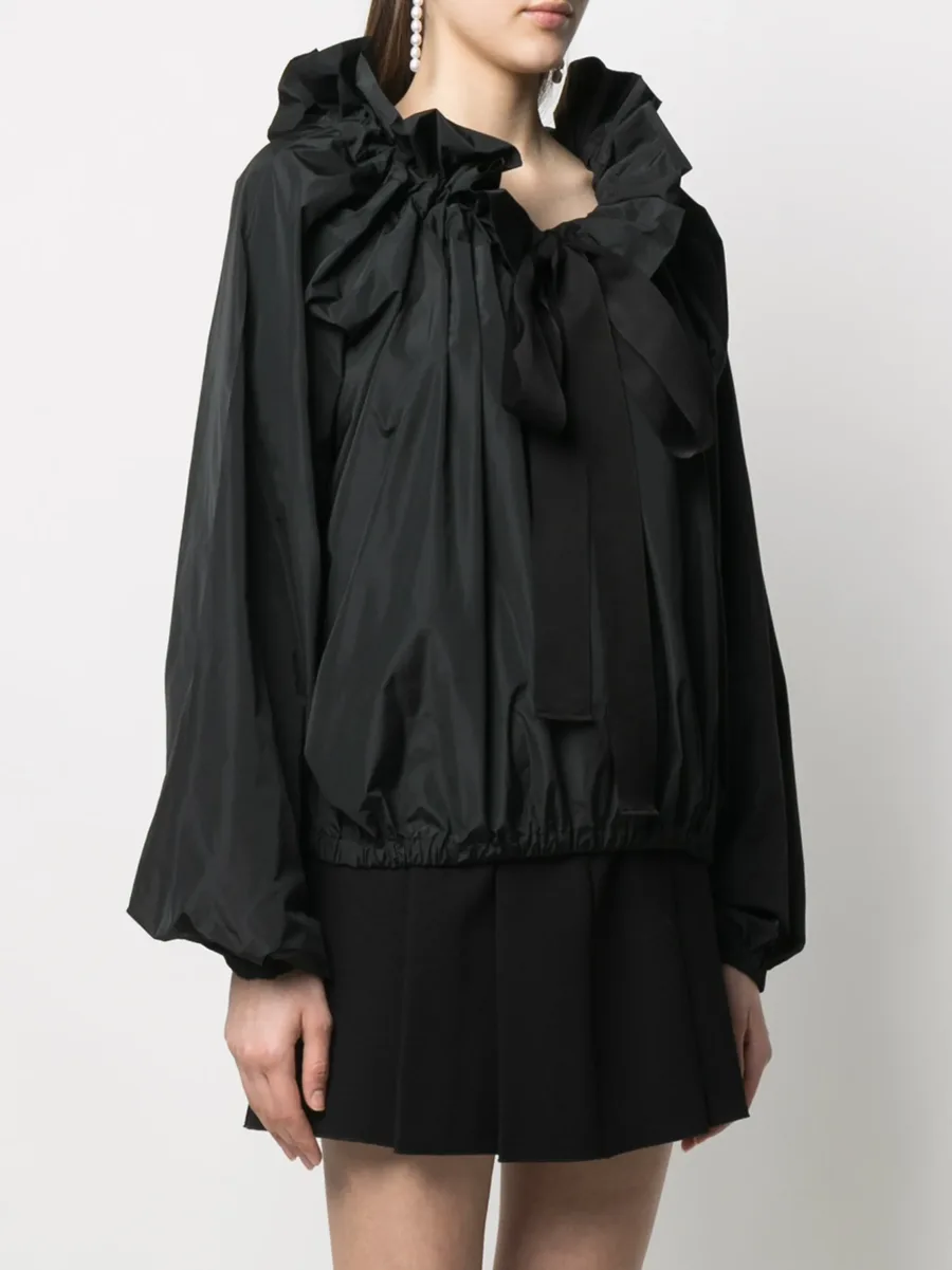 grosgrain puff-sleeve blouse 5