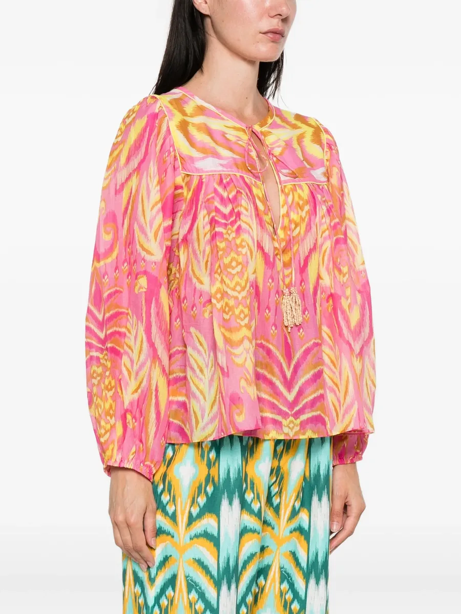 топ Pineapple Tapestry с узором 6