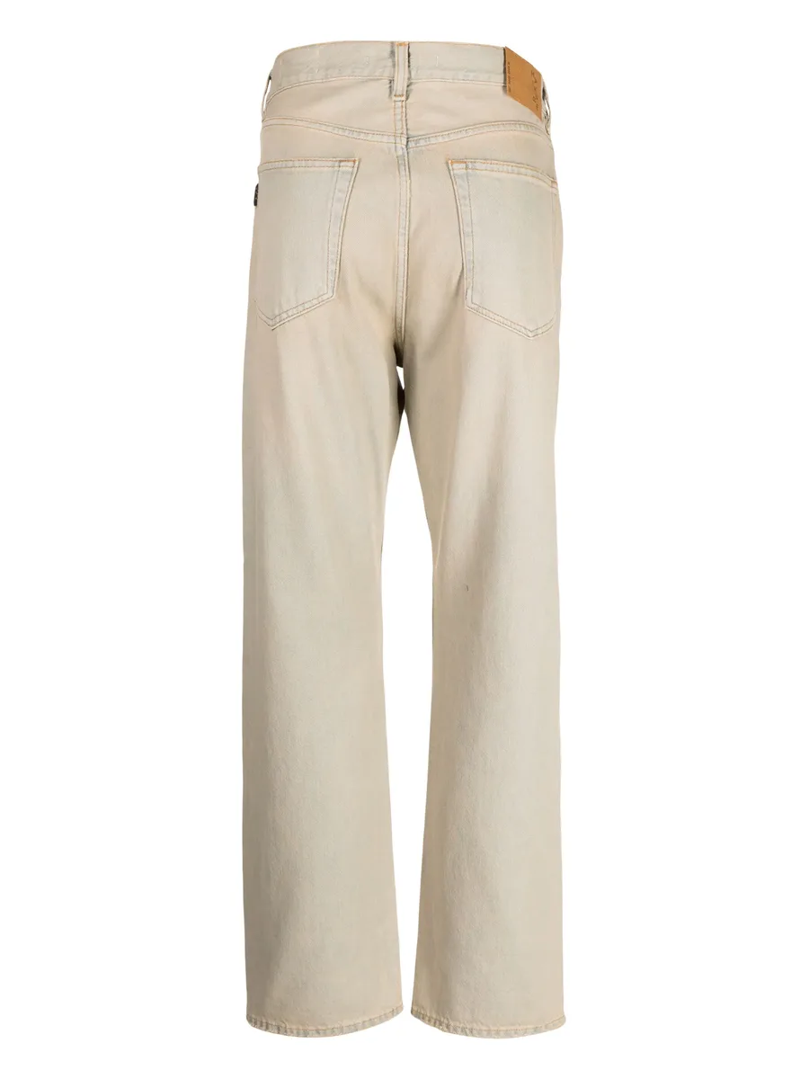 mineral-dyed high-rise wide-leg jeans 4