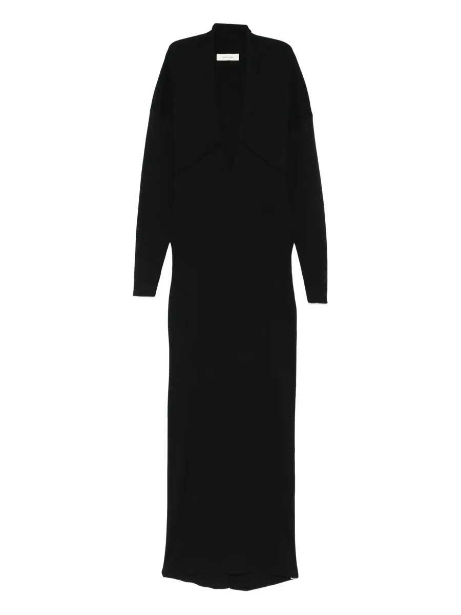 v-neck maxi dress 1