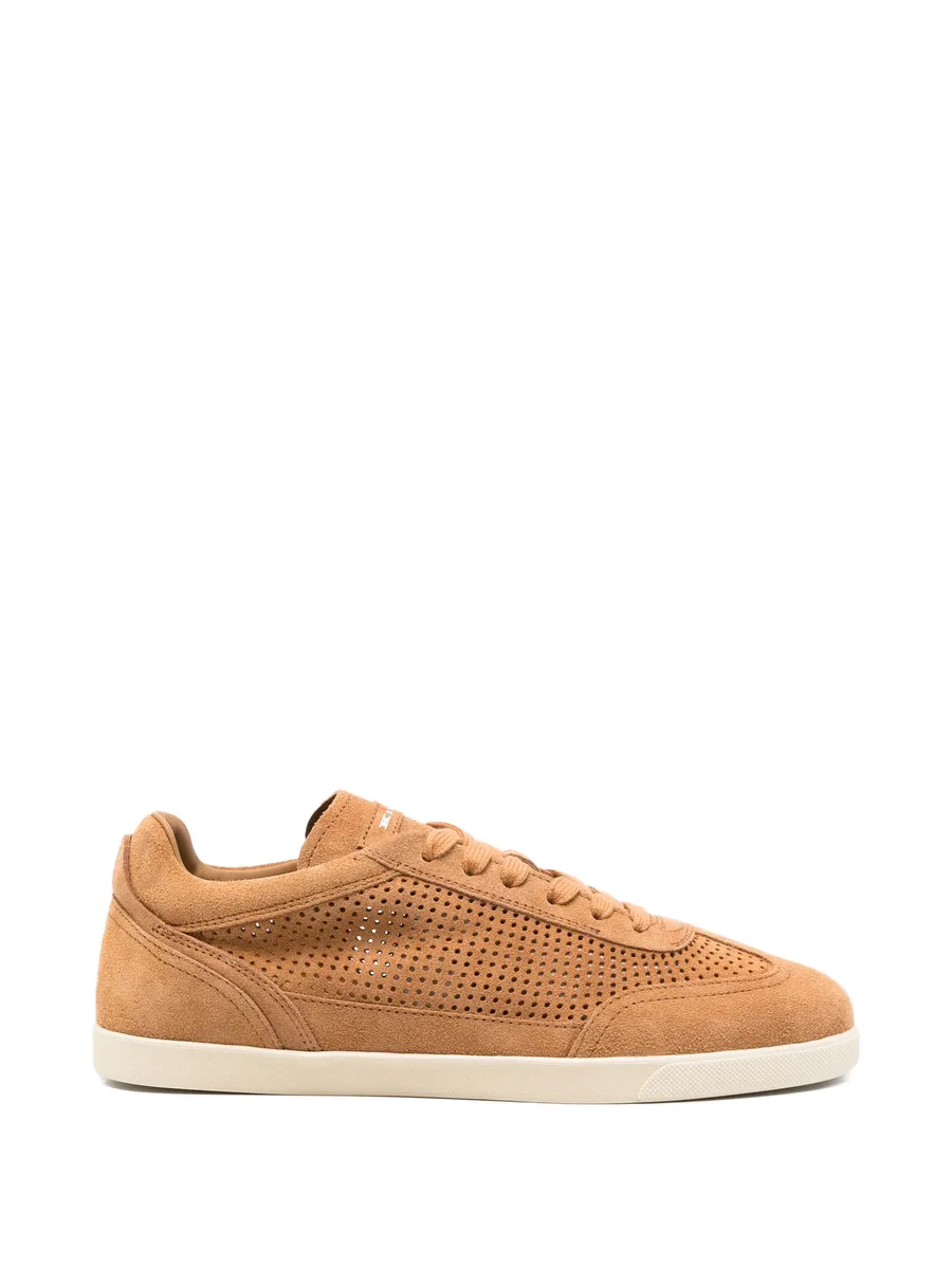 perforated leather sneakers 2