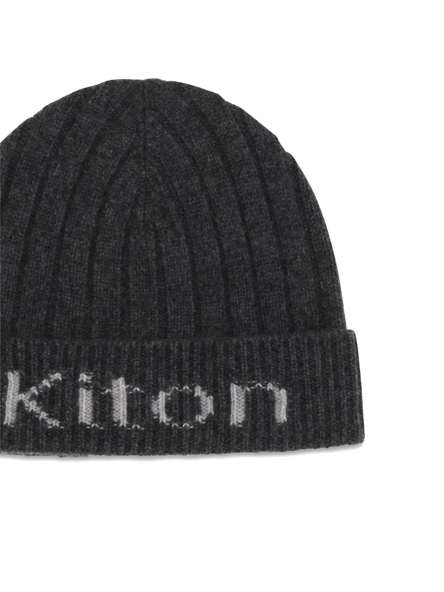 ribbed-knit logo-intarsia hat 5