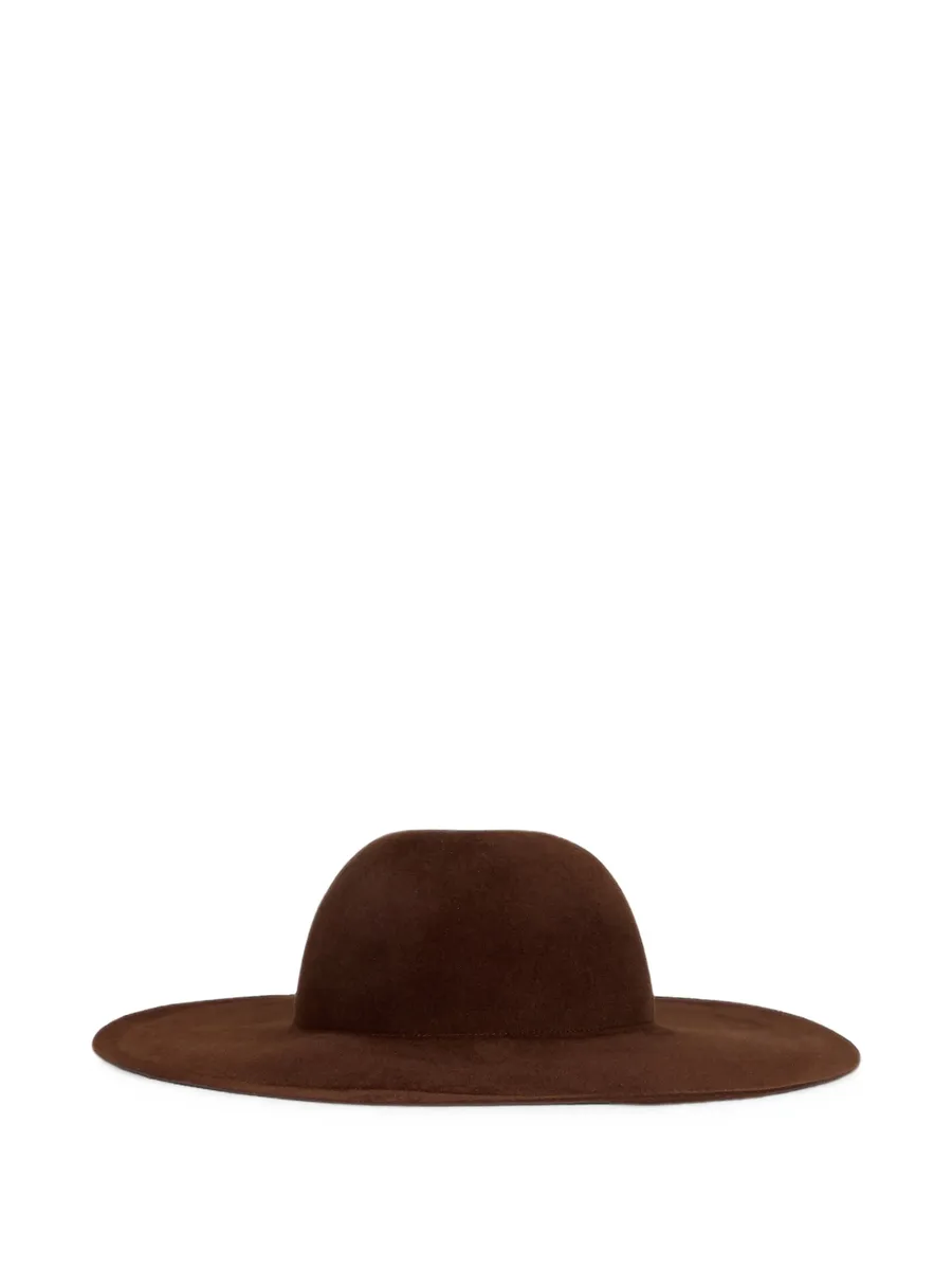 wide-brim rounded-crown hat 2