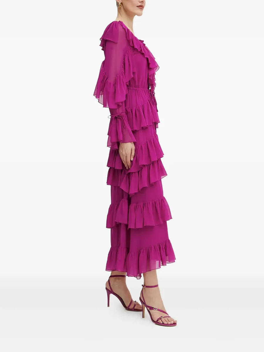 ruffled tiered maxi dress 5