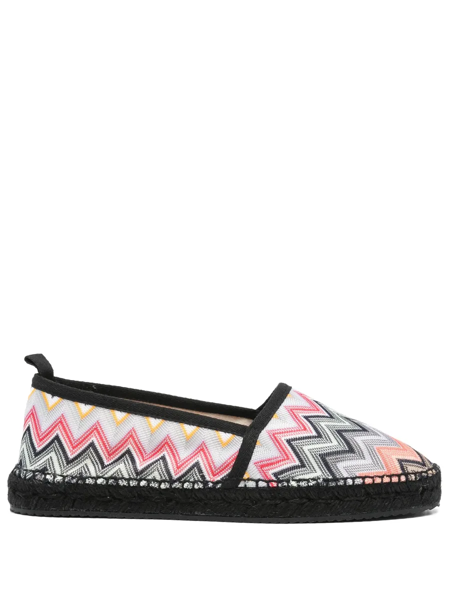 chevron-knit espadrilles 2