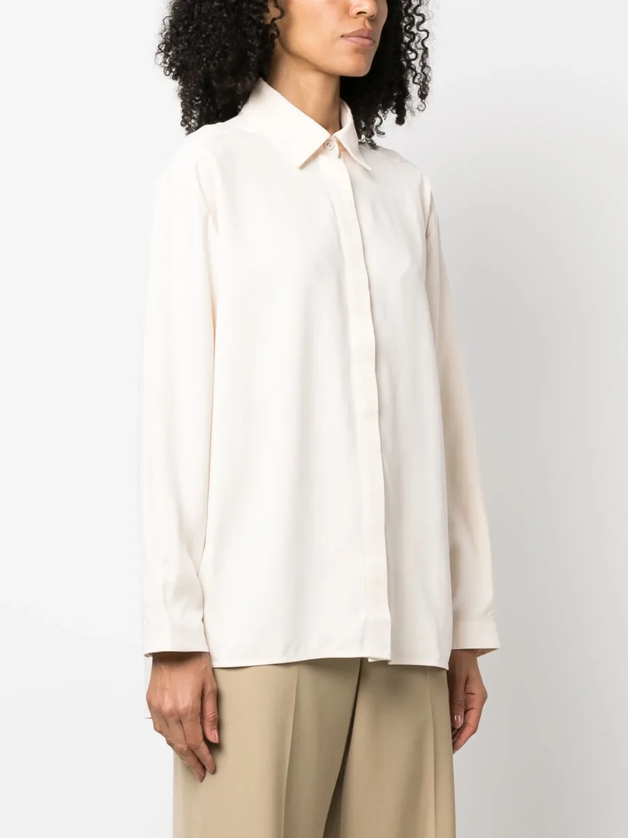 button-up silk shirt 6