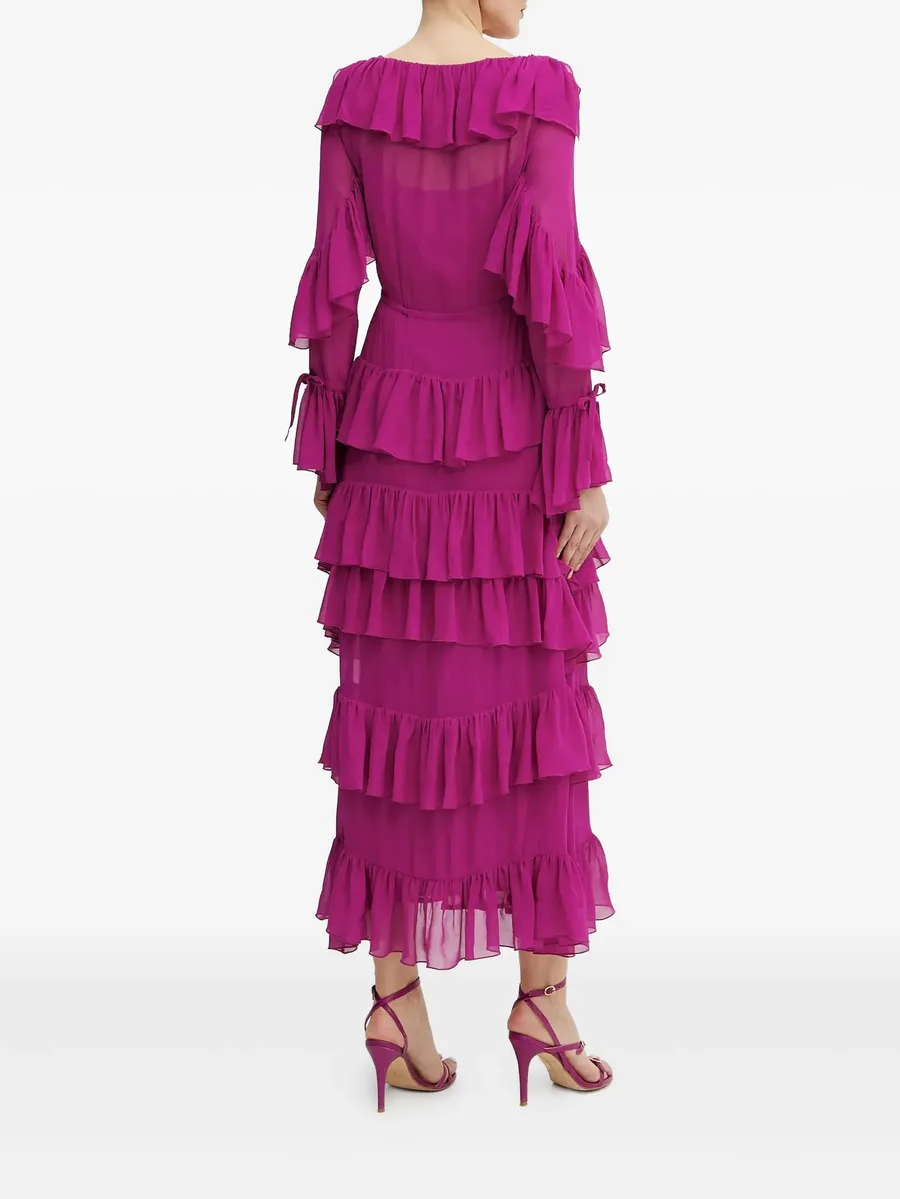ruffled tiered maxi dress 7