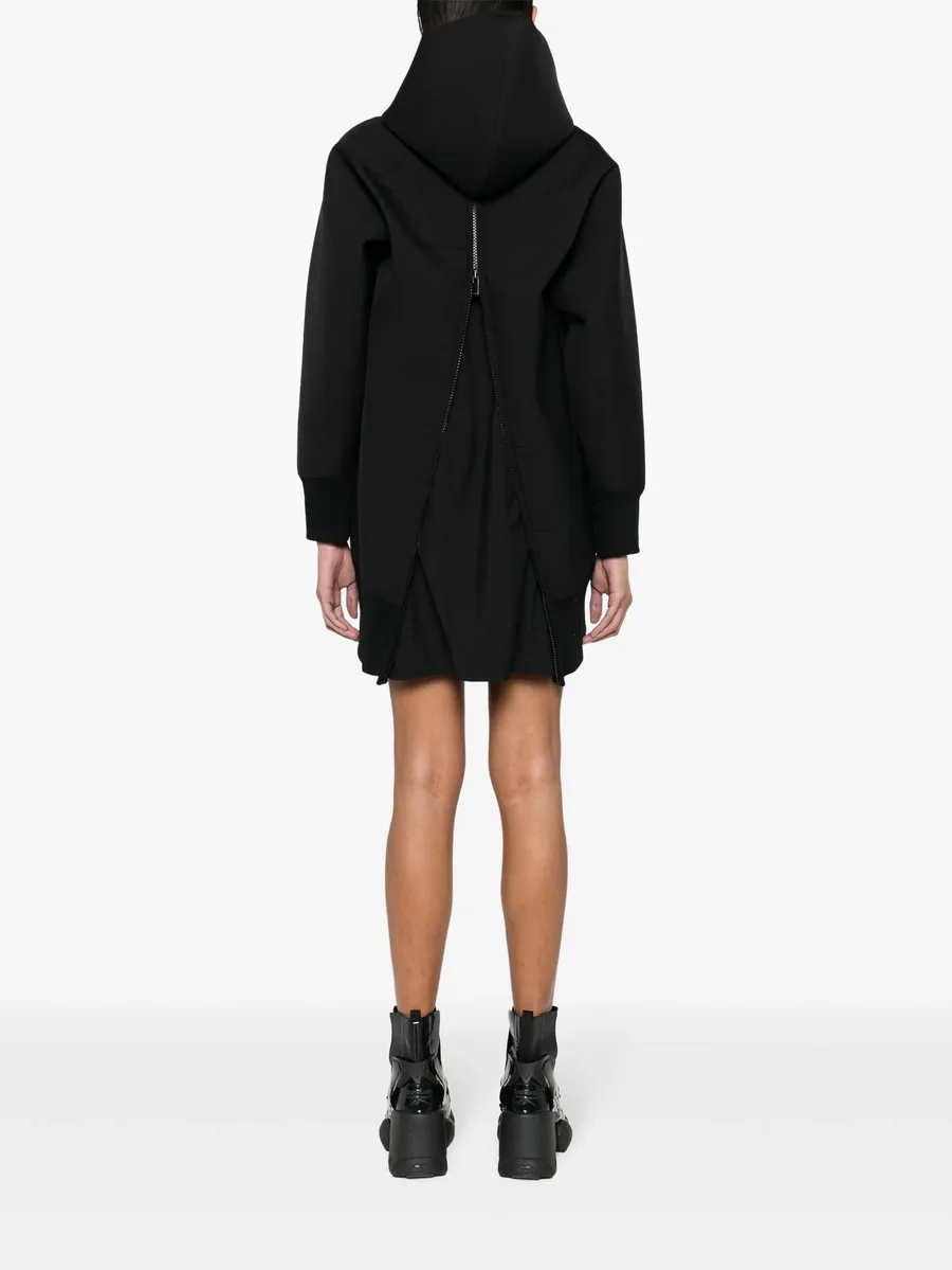 layered-design cotton sweatshirt 7