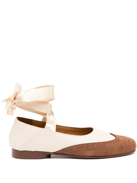 wing tip ballet shoes