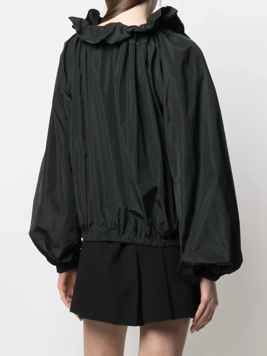 grosgrain puff-sleeve blouse 7