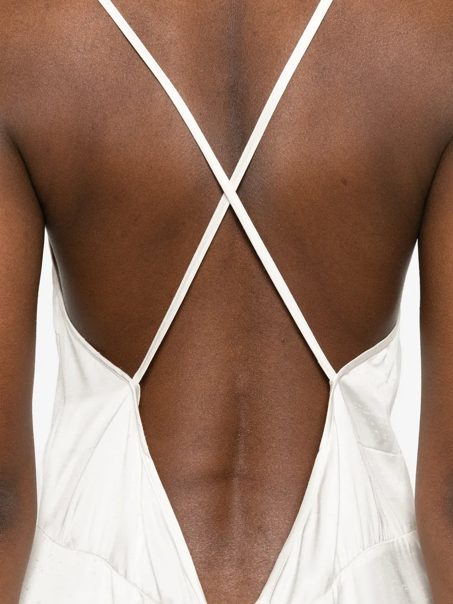 V-neck midi dress 10