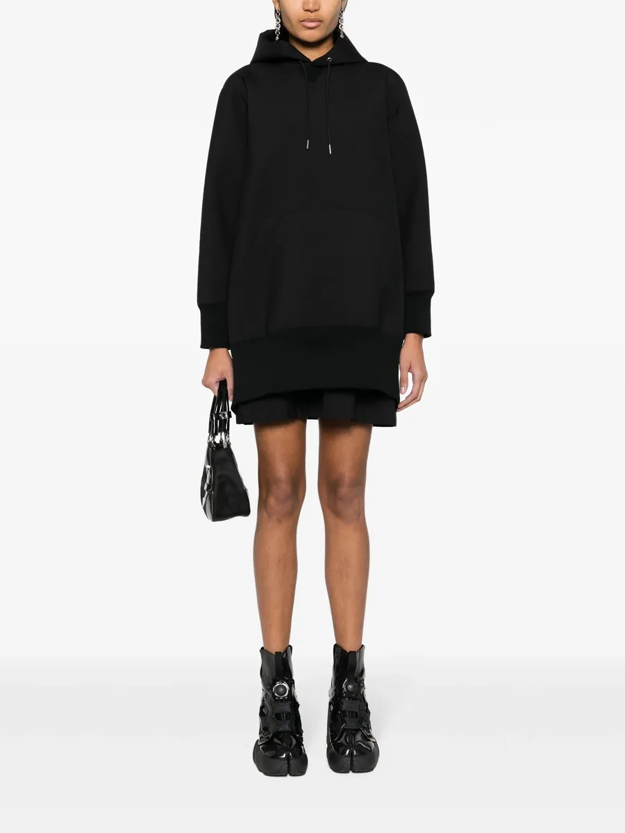 layered-design cotton sweatshirt 4