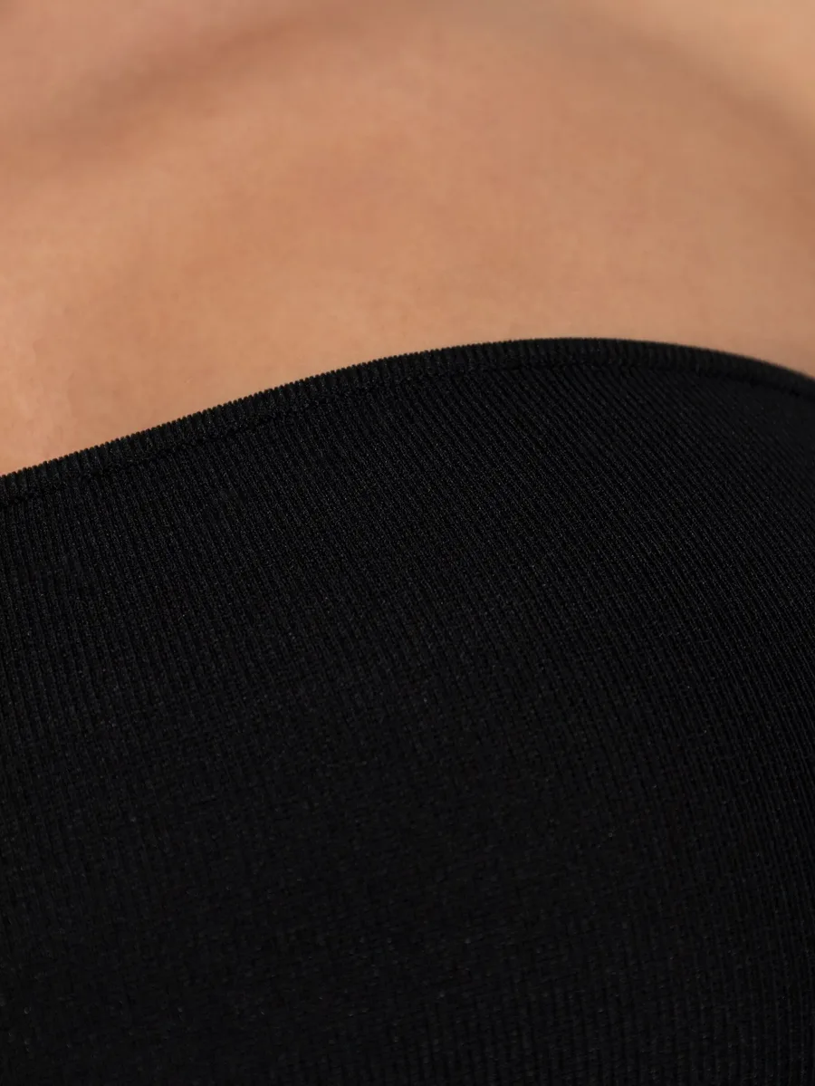 strapless ribbed midi dress 9