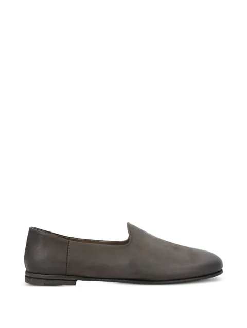 leather loafers