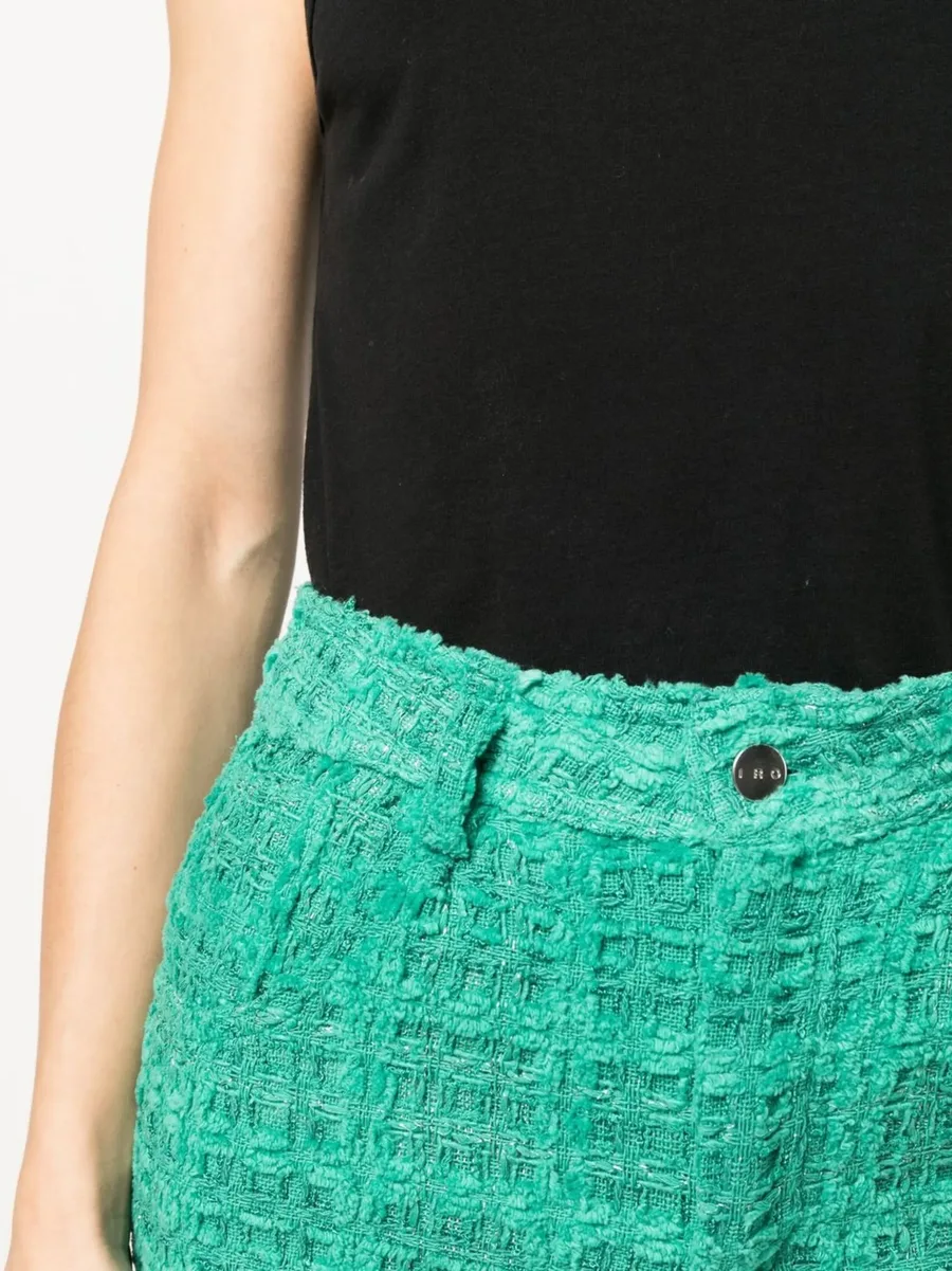 tweed mini shorts 10