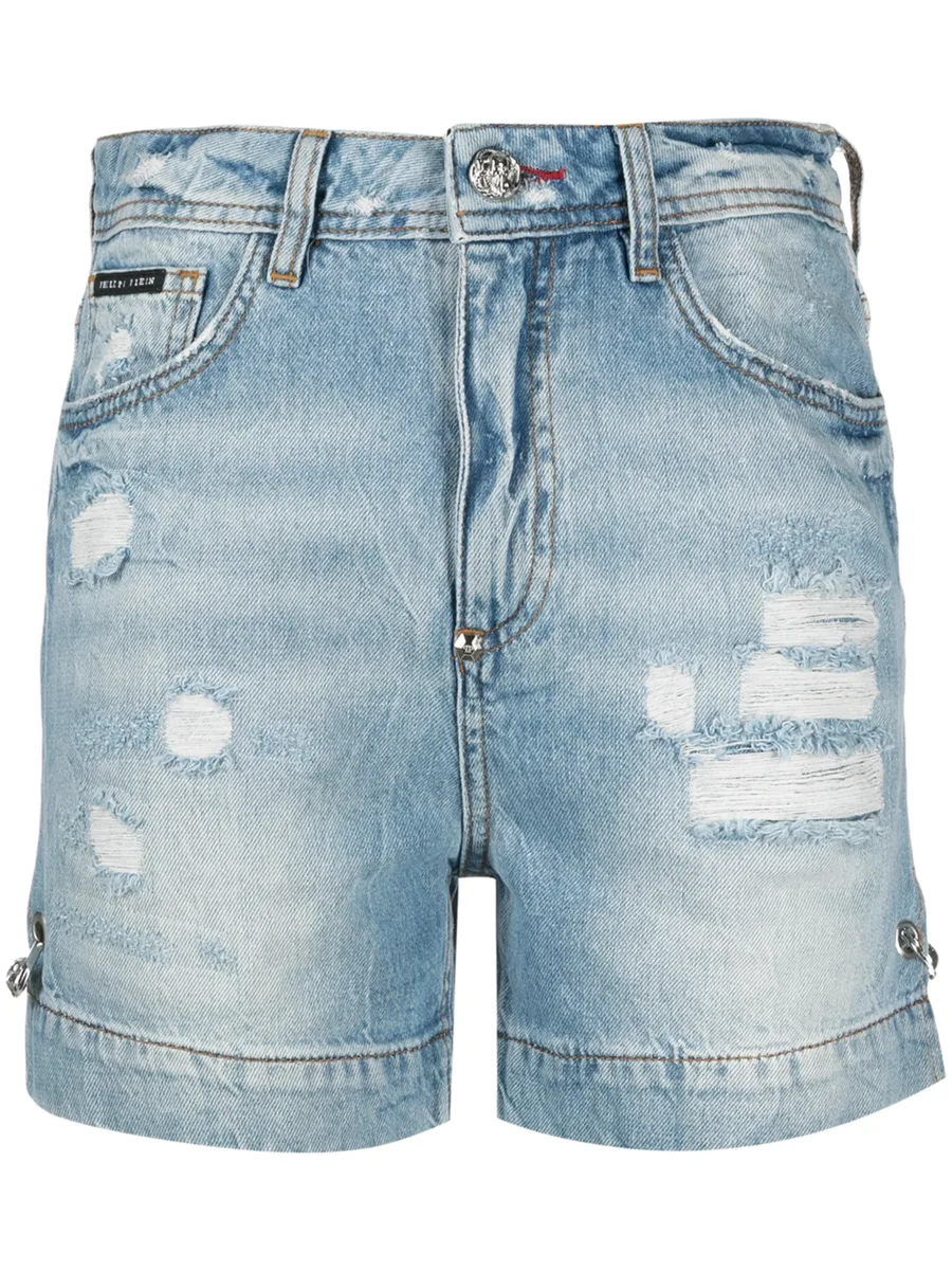 Iconic Pins denim shorts 1