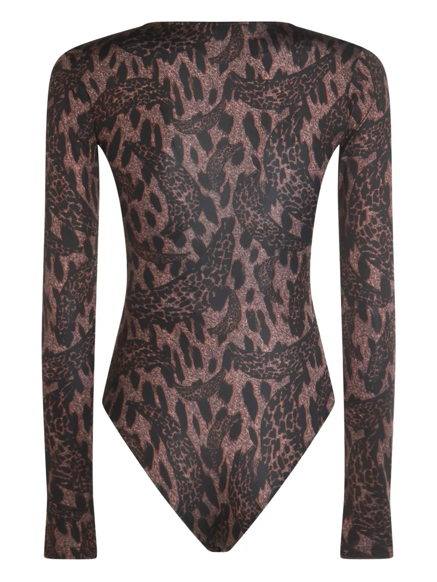 long-sleeved animal-print bodie 3