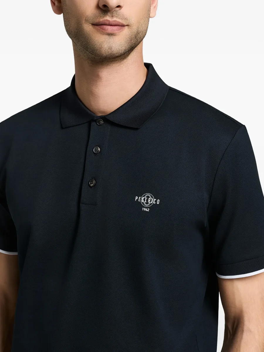 Piquet logo-print polo shirt 6