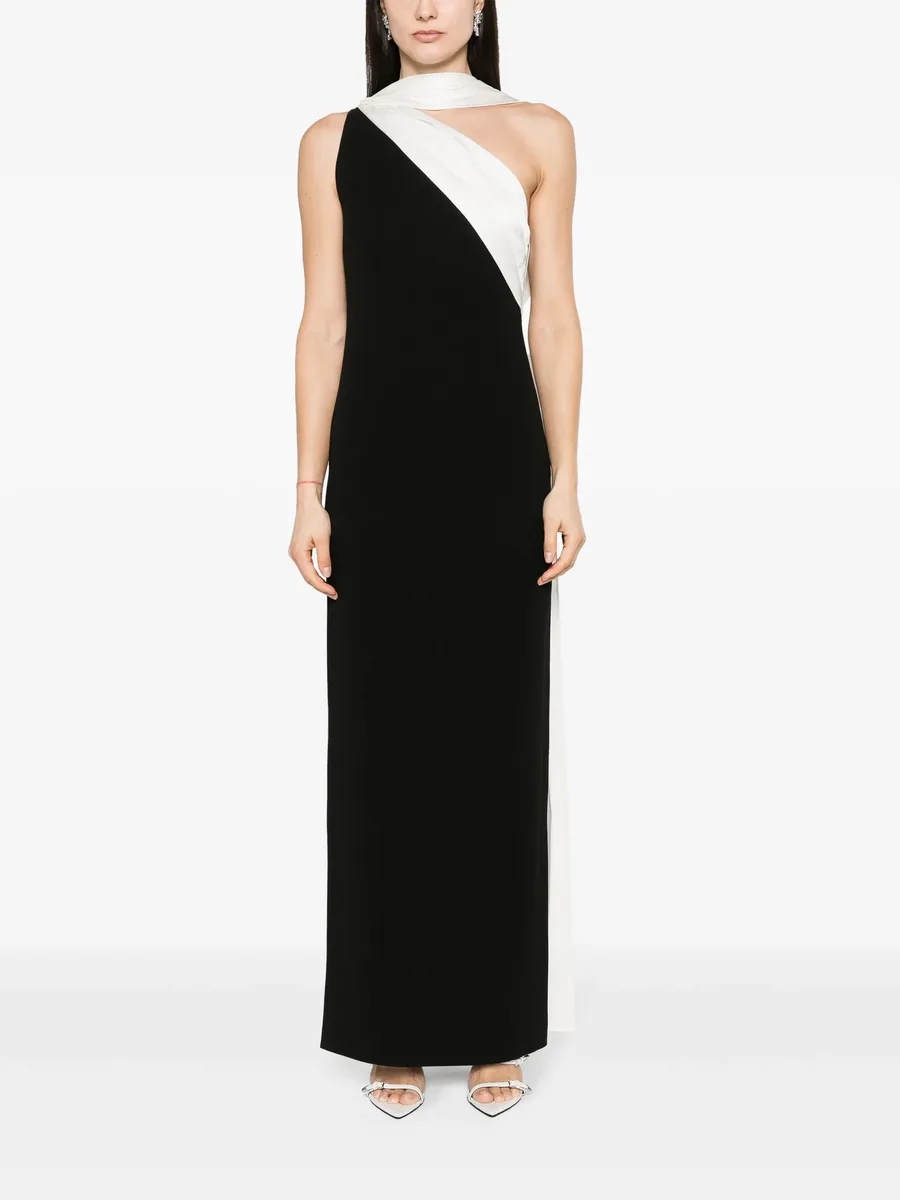 one-shoulder cady maxi dress 3