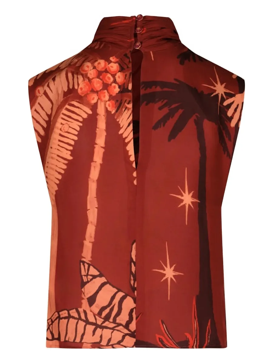 топ Imaginative с драпировкой и принтом 5