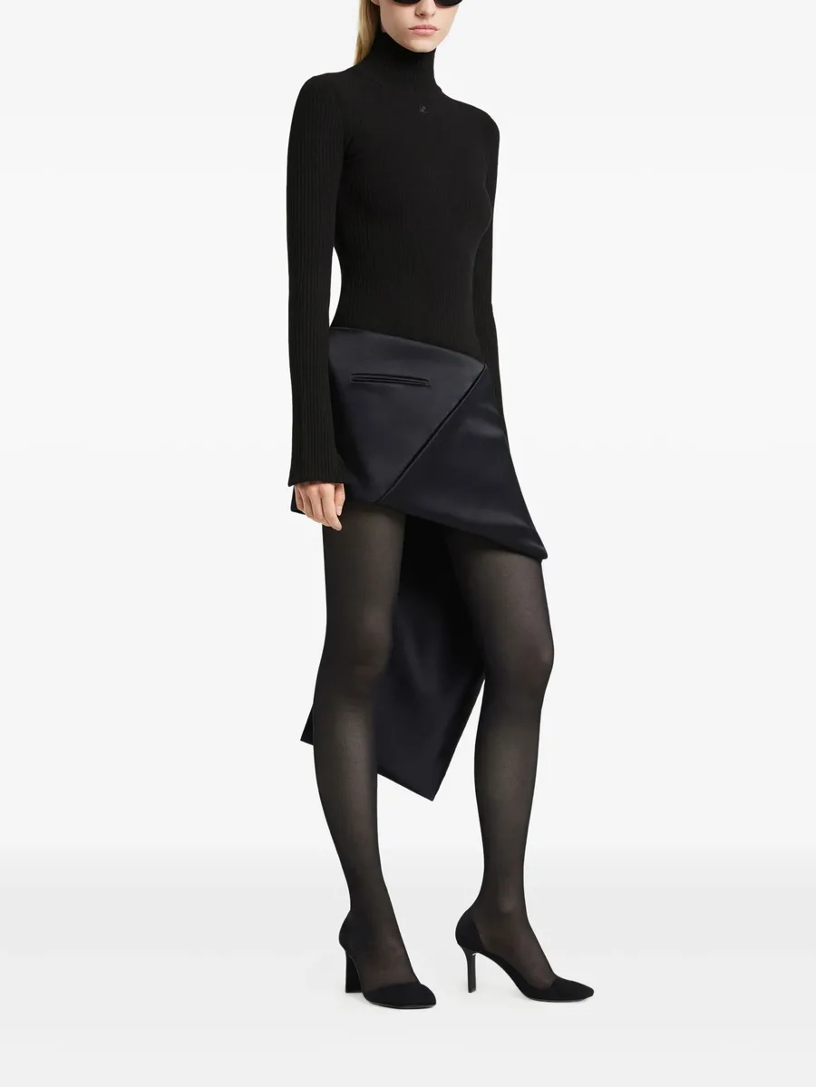 ribbed mock-neck bodysuit 6