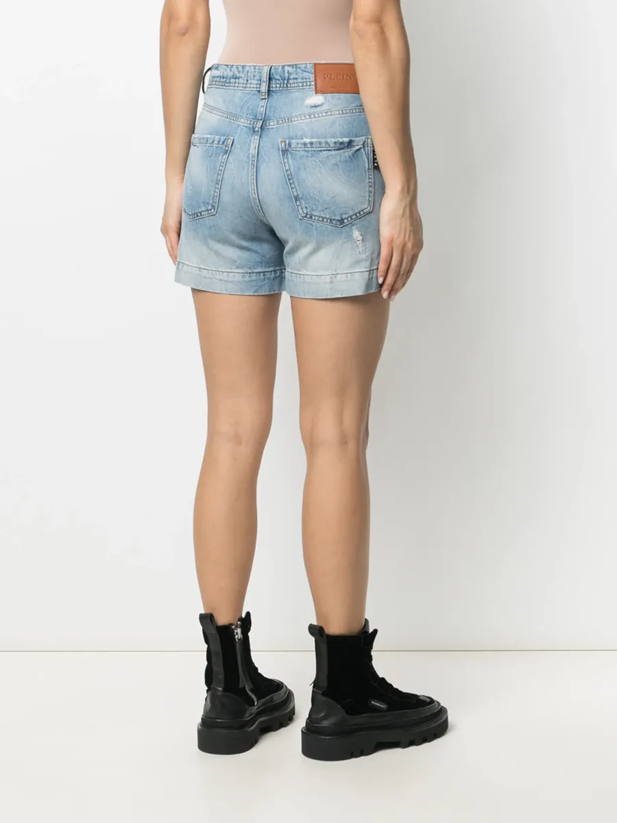 Iconic Pins denim shorts 7