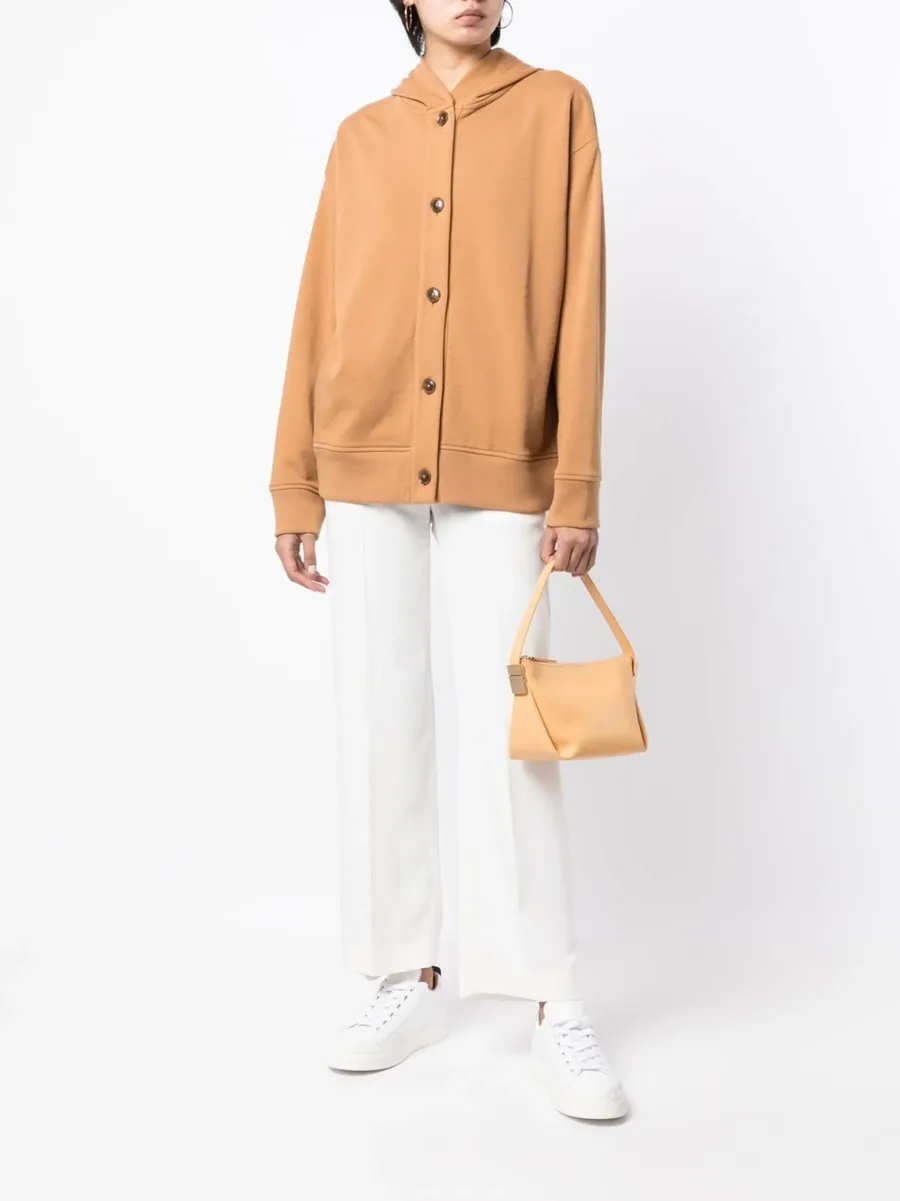 button-up cotton hoodie 4