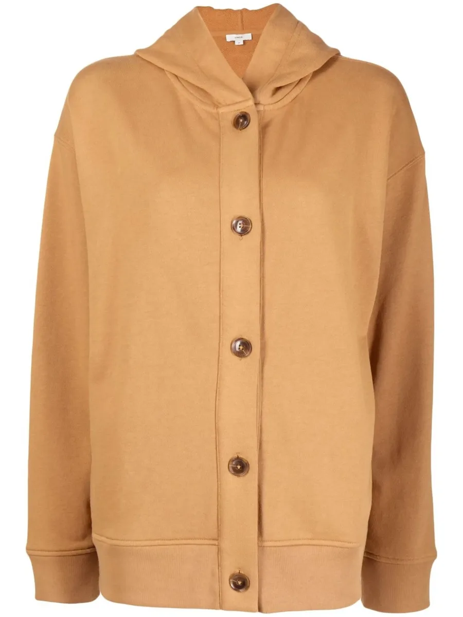 button-up cotton hoodie 1