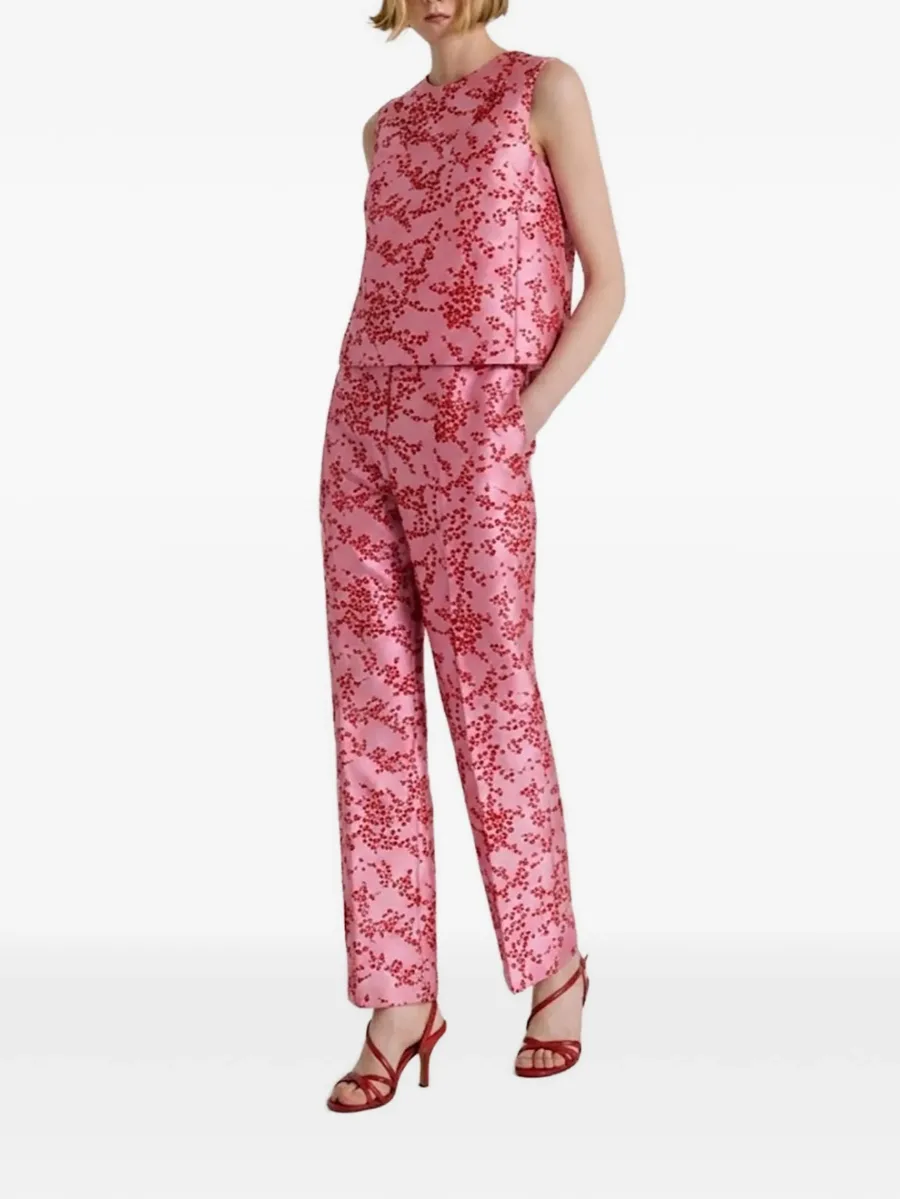 floral-print sleeveless blouse 3