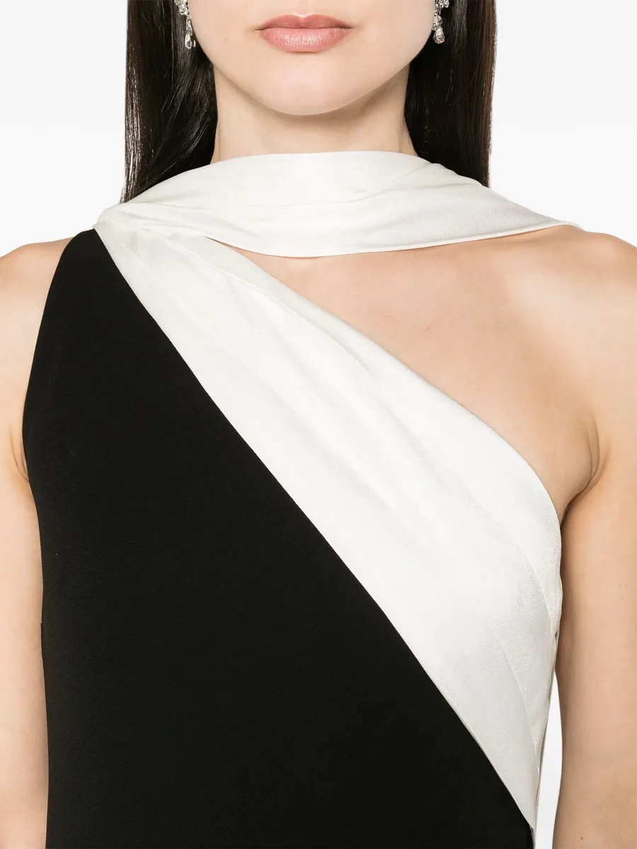 one-shoulder cady maxi dress 9