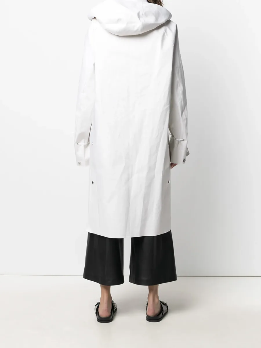 single-breasted mid-length coat 8