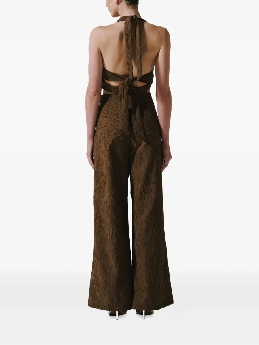 декорированный топ Louise с вырезом халтер 7