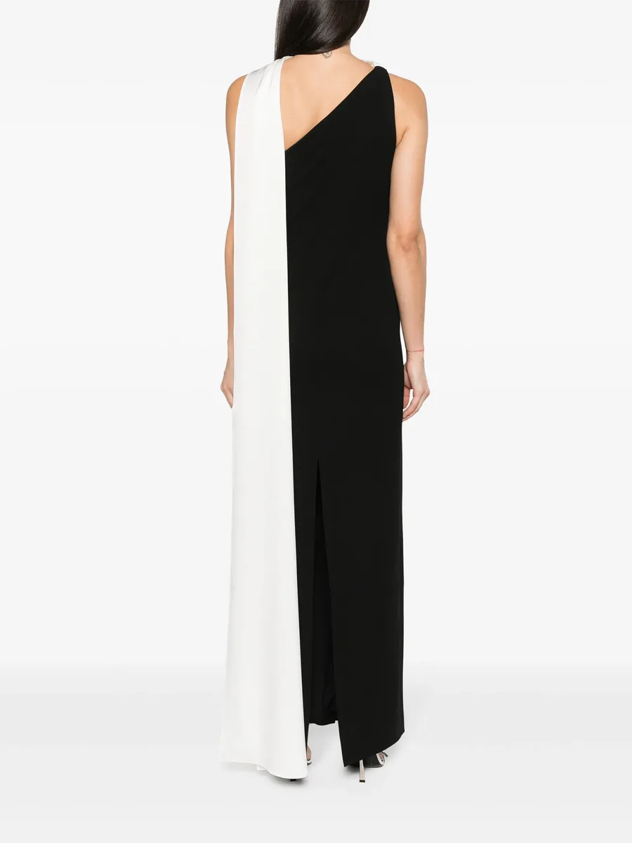 one-shoulder cady maxi dress 8