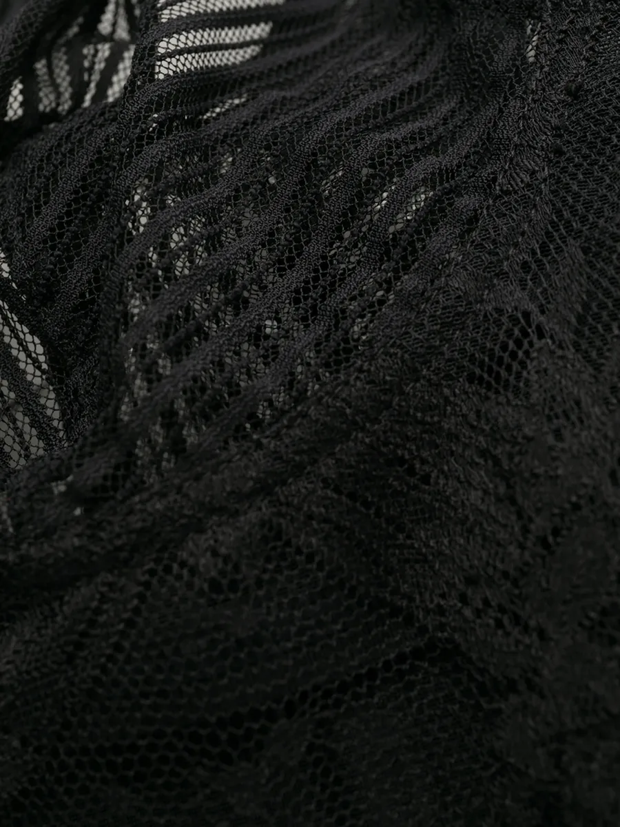 stripe mesh soft cup bra 5