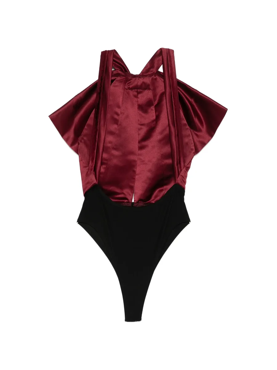 x Lia Aram bow-detail bodysuit 3