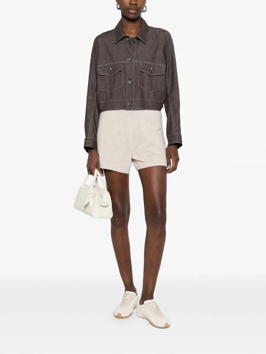 elasticated-waist shorts 3