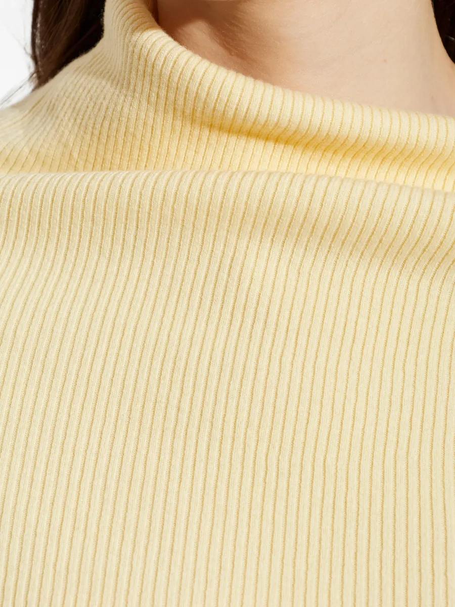 Agie draped roll-neck knitted top 10