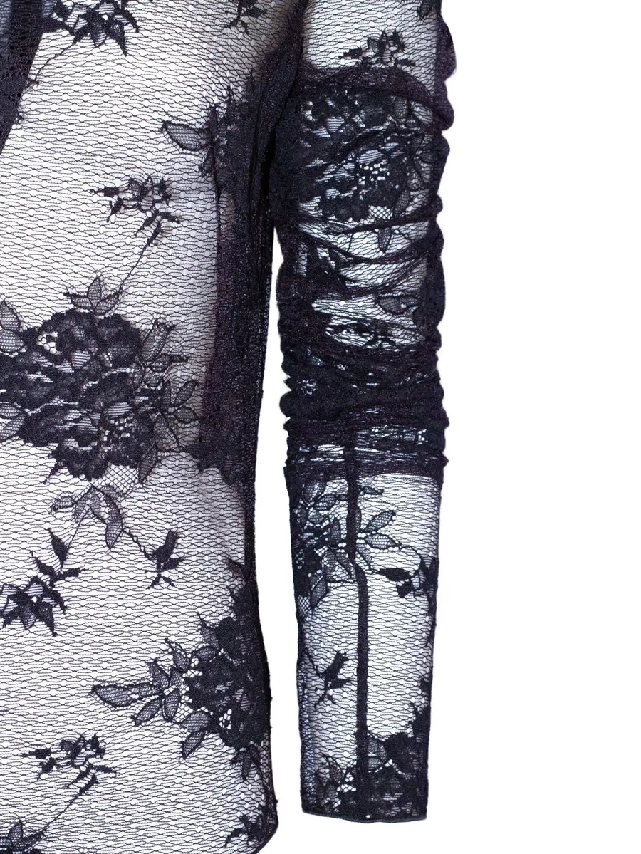 floral-embroidered bodysuit 5