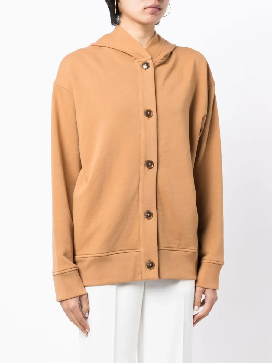 button-up cotton hoodie 6