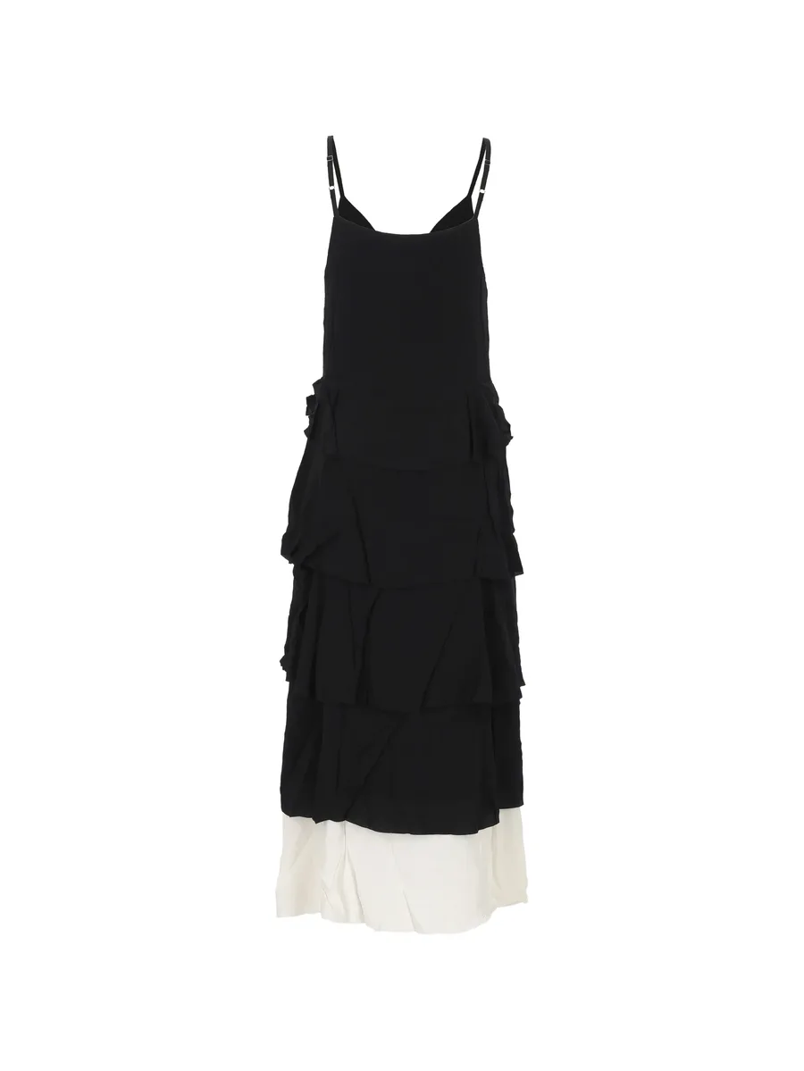 Midi ruffled tiered dress 3