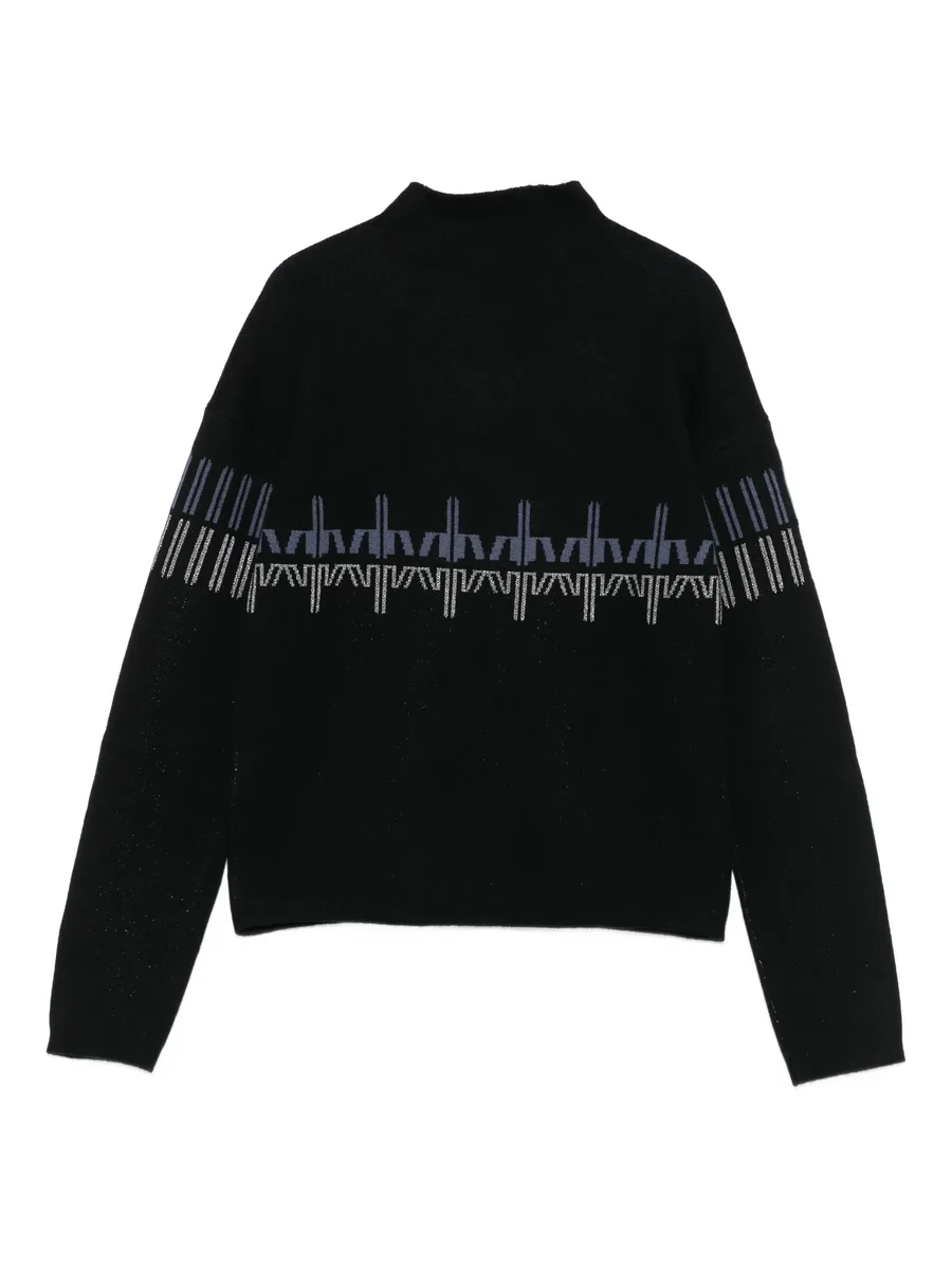 patterned turtleneck sweater 3