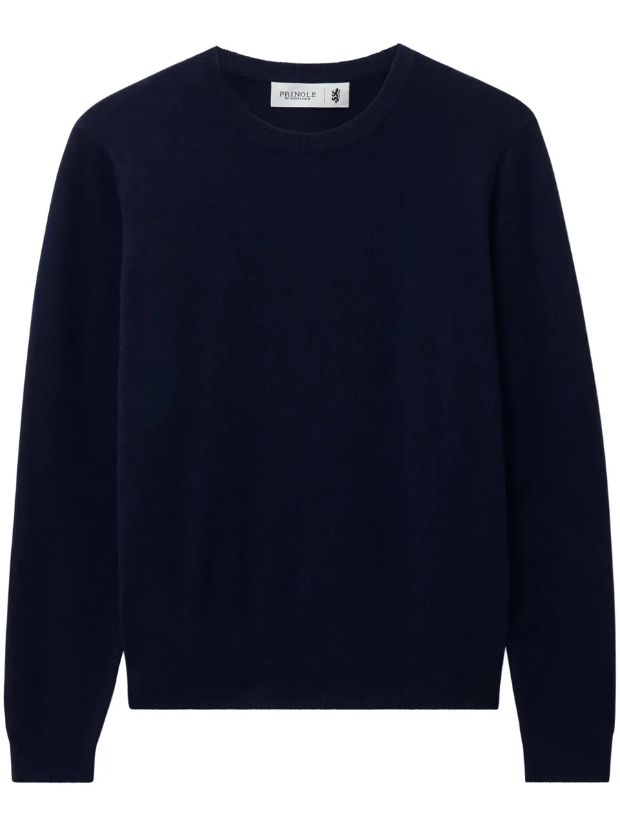 round-neck cashmere sweater 1