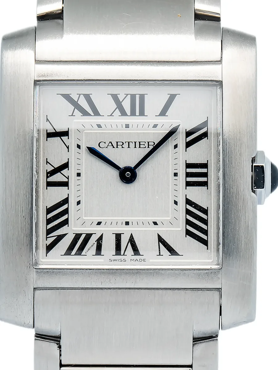 наручные часы Steel Rectangular 20 мм Tank Francaise 9