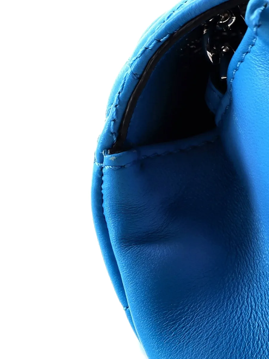 сумка через плечо Virtus Chain Flap Shoulder Bag Quilted Leather Mini 9