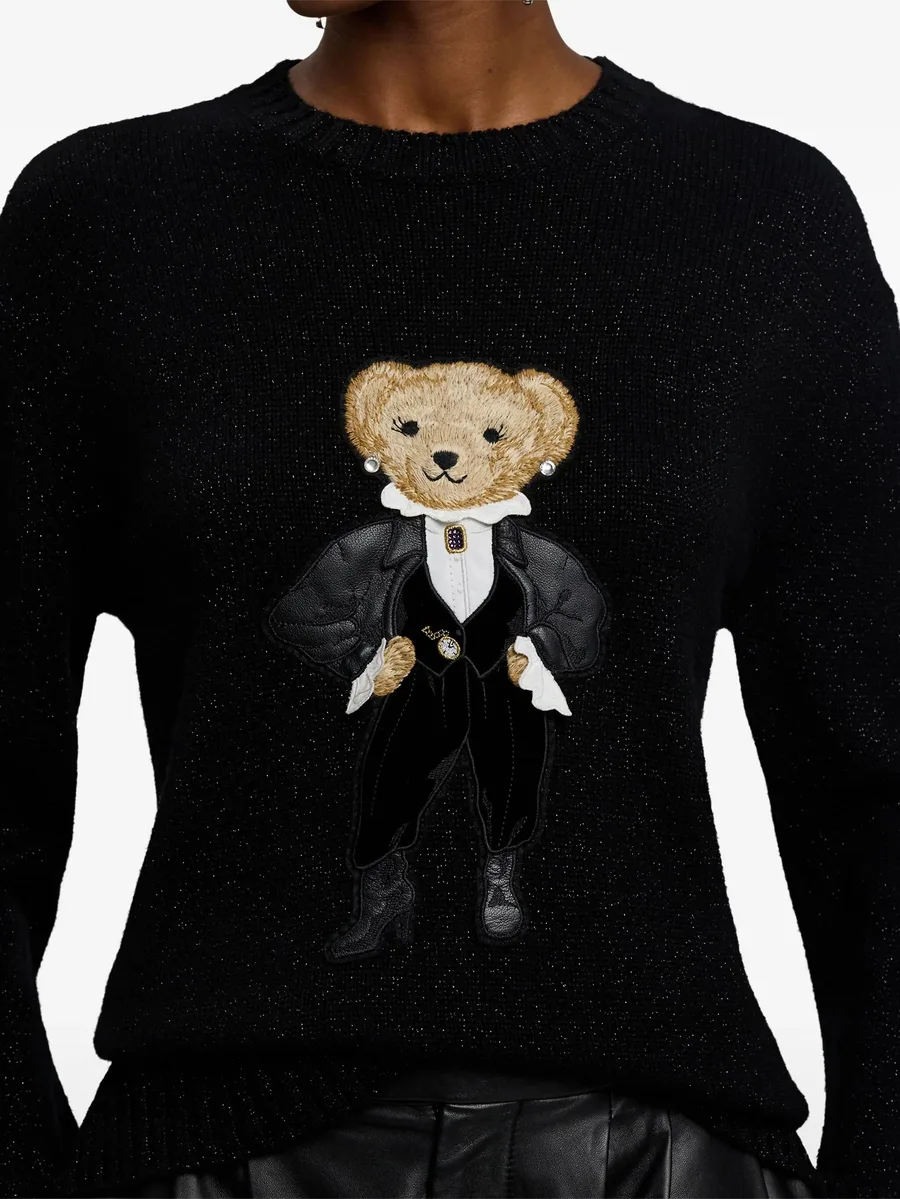 свитер Bear с эффектом металлик 10