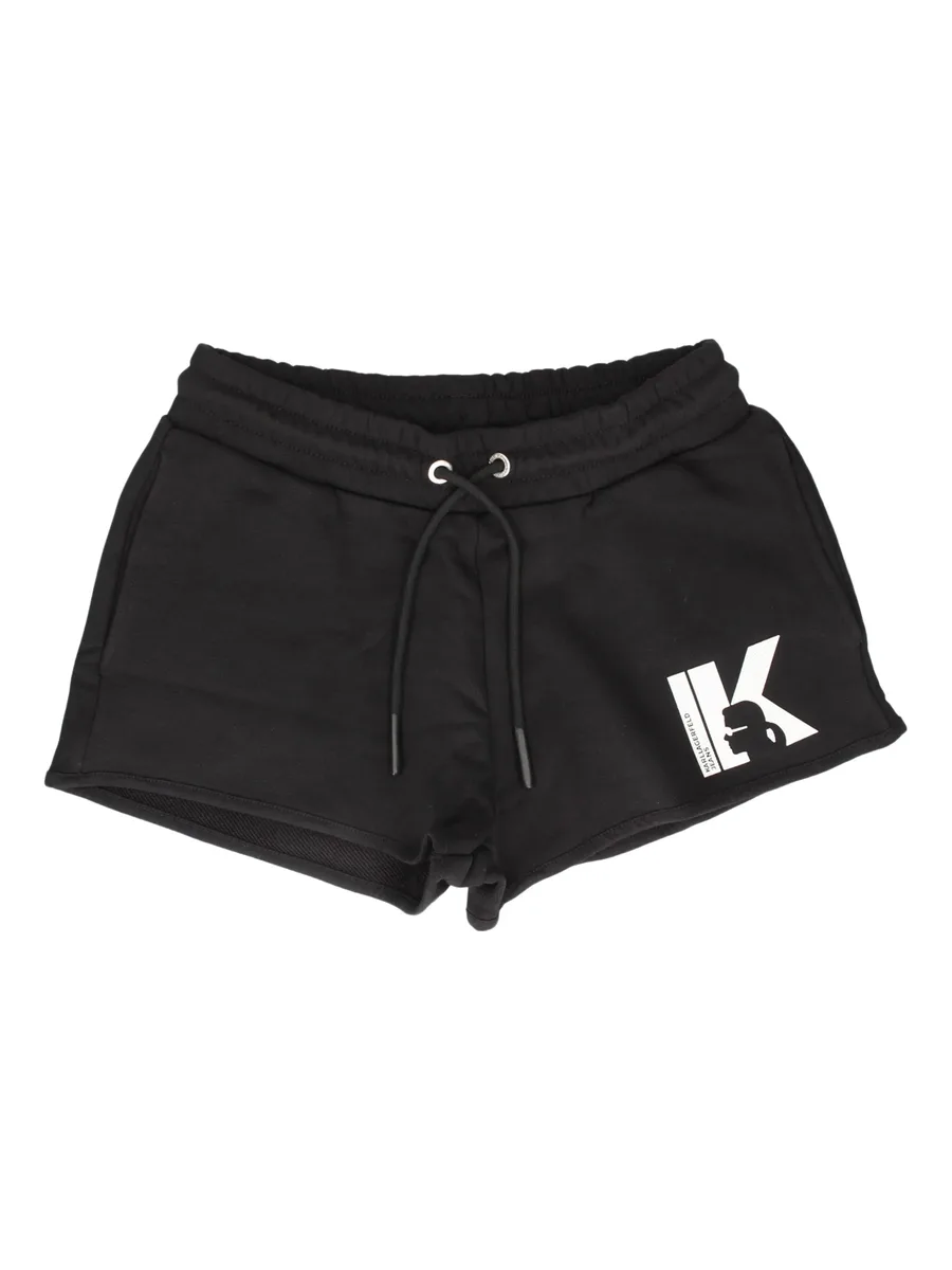 drawstring-waist shorts 1