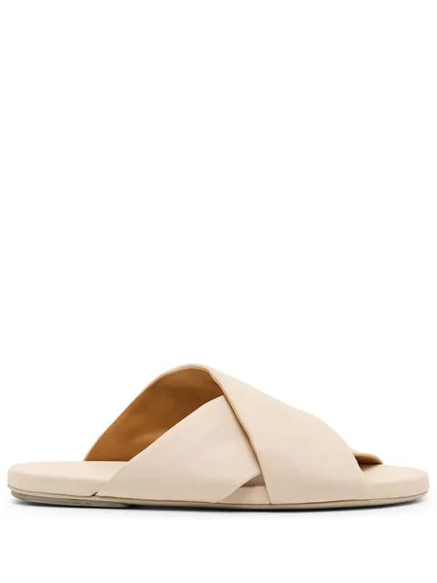 Spanciata leather sandals