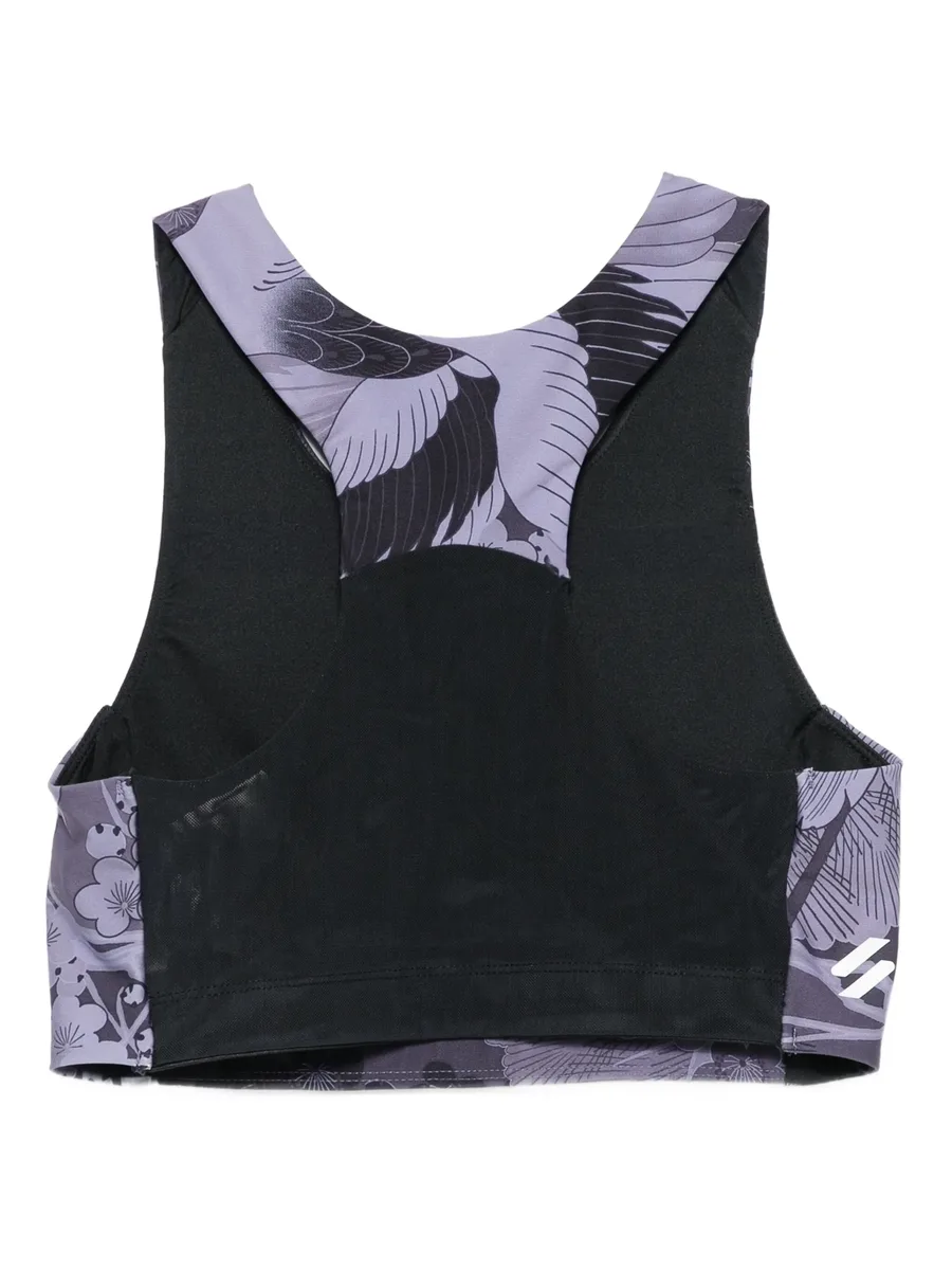 floral-print sports bra 3