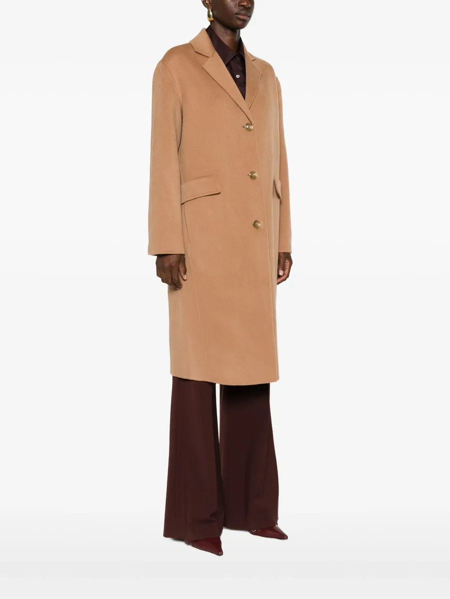 button-fastening patch-pocket coat 6
