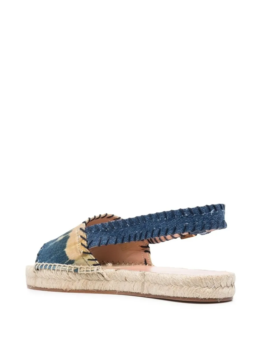 open-toe denim espadrilles 5
